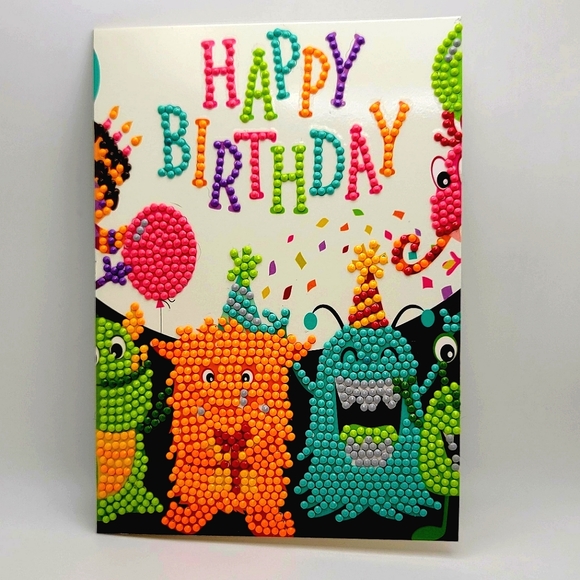 Other - SALE 🚨 Monster Happy Birthday Card Handmade